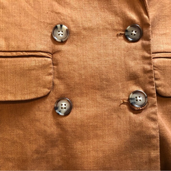 Evereve: Alexa Double Breasted Blazer. XS. Carmel Cafe. Brand new with tags! - Picture 4 of 7